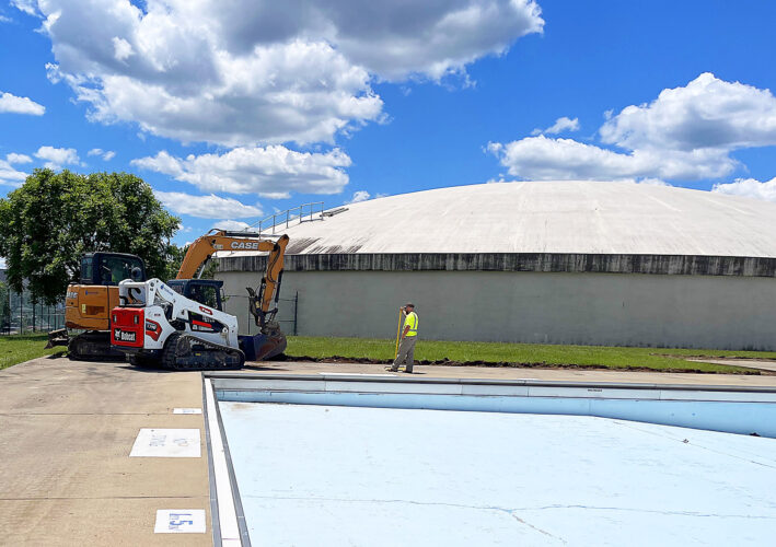 Starting to make a splash: Work begins on Prospect Pool renovations